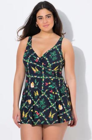 Damen Badekleid Bügel-Softcups Träger verstellbar recycelt