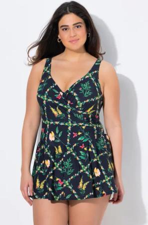 Damen Badekleid Bügel-Softcups Träger verstellbar recycelt