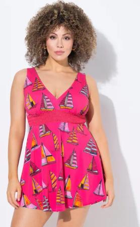 Damen Badekleid Segelboot Softcups recycelt