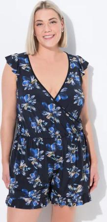 Damen Badekleid Shorts Blüten Softcups recycelt