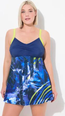 Damen Badekleid Softcups Träger verstellbar recycelt