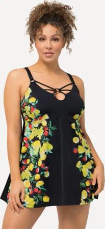 Damen Badekleid Zitronen Softcups Bügel recycelt