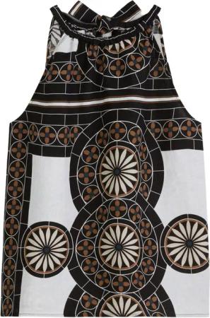 Damen bedrucktes gewebtes Top Marc O'Polo