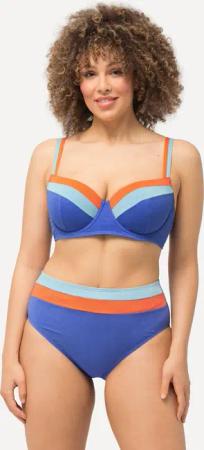 Damen Bikini D-Cup Glitter Softcups Bügel Doppelträger