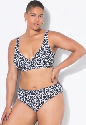Damen Bikini-Slip HighWaist Leo Shaping