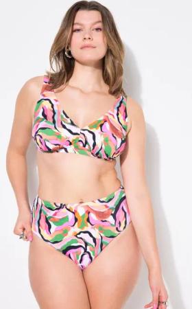 Damen Bikini Slip Panty High Waist Shaping