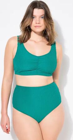 Damen Bikini Slip Panty High Waist Struktur Shaping