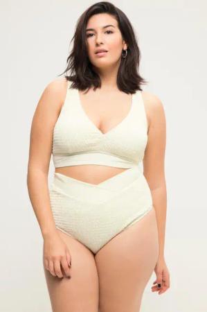 Damen Bikini-Slip Struktur HighWaist Shaping