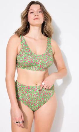 Damen Bikini-Top Leo Softcups Shaping