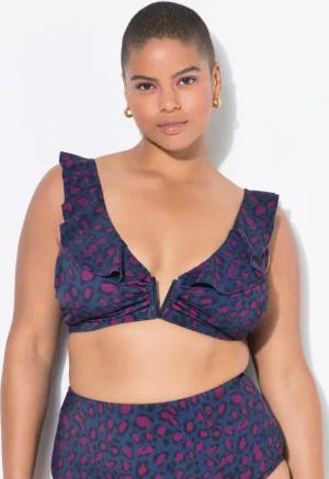 Damen Bikini-Top Softcups Color-Leo