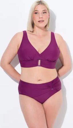 Damen Bikini Zierschnallen Drapierungen Softschalen