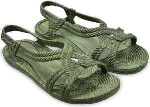 Damen BRAZILER Damen Flip-Flops in Military Grün