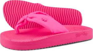 Damen comfy*flower Zehentrenner Neopink