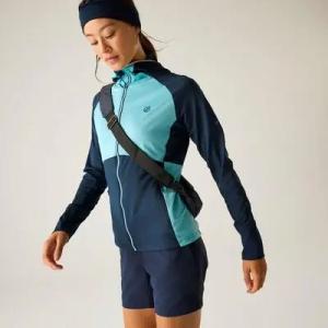 Damen Evolving III Colour Blocked Hooded Stretch Midlayer