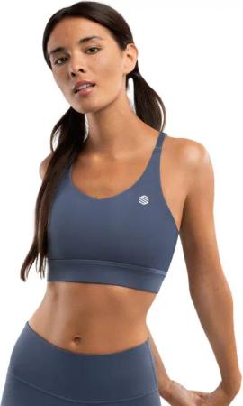 Damen Fitness Sport-BH - Starker Halt Pacemaker Blue Denim Blue