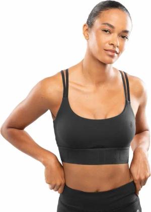 Damen Fitness yoga- & pilates-bh Harbour Black Schwarz