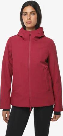 Damen-Fitnessjacke aus Synthetik in Schwarzkirsche