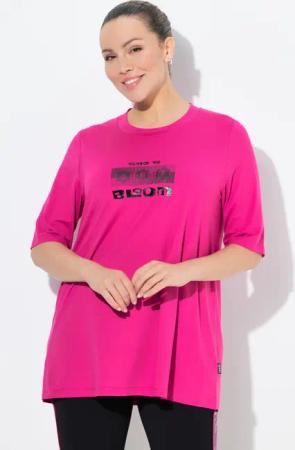 Damen Funktions-Longshirt A-Linie Rundhals Halbarm recycelt