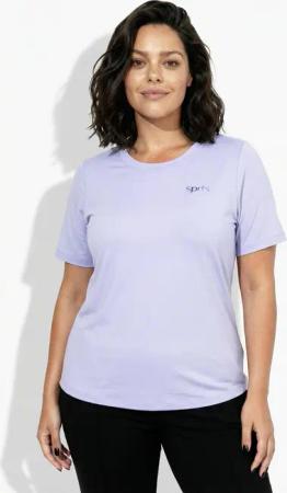 Damen Funktions-Shirt Rückendruck Classic Rundhals Halbarm