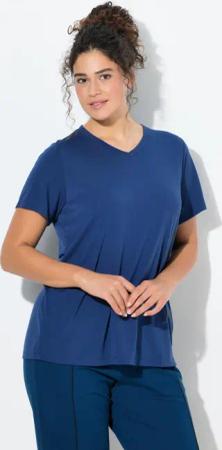 Damen Funktions-Shirt V-Ausschnitt Halbarm antibakteriell