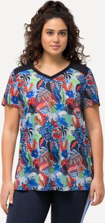 Damen Funktionsshirt A-Linie V-Ausschnitt Halbarm