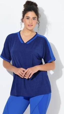 Damen Funktionsshirt antibakteriell V-Ausschnitt Halbarm