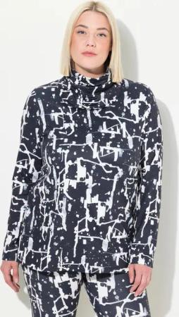 Damen Funktionsshirt Loop V-Ausschnitt Langarm recycelt