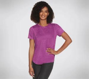 Damen GODRI SWIFT TUNIC TEE T-Shirts/Tanks Violett / Stockrose