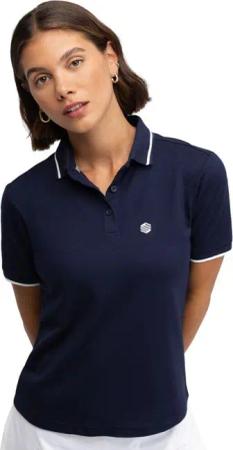 Damen Golf piqué-poloshirt Valderrama Navy Blau