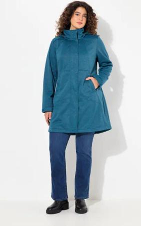 Damen HYPRAR Softshelljacke wasserabweisend 2-Wege-Reißverschluss Kapuze