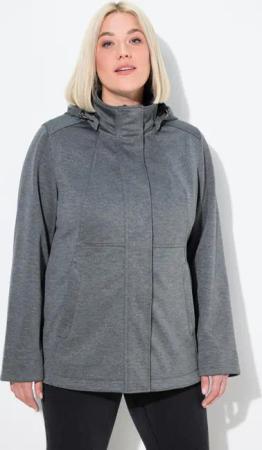 Damen HYPRAR Softshelljacke wasserabweisend Kapuze 2-Wege-Zipper