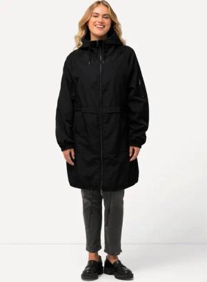 Damen Jacke Tunnelzug Stehkragen 2-Wege-Zipper
