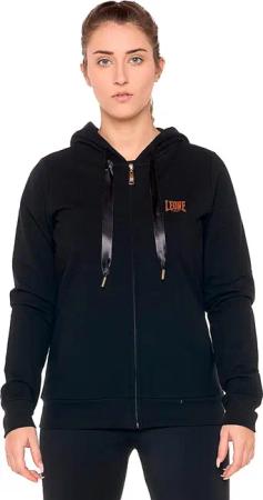 Damen-Kapuzenpullover mit durchgehendem Reißverschluss, Authentic Gold