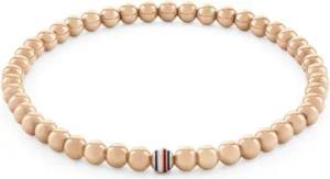 Damen-Kugelarmband aus rosévergoldetem Edelstahl