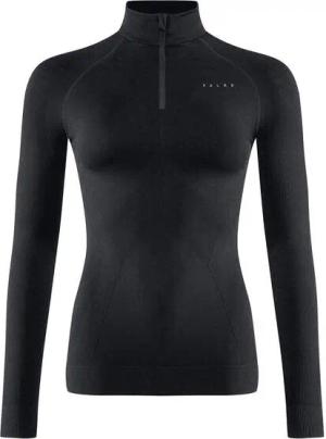 Damen Langarm-T-Shirt mit Reißverschlusskragen Falke Maximum Warm