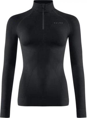 Damen Langarm-T-Shirt mit Reißverschlusskragen Falke Maximum Warm
