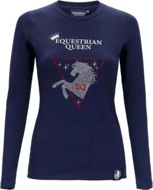 Damen Langarmshirt EQUESTRIAN QUEEN Jessica2 Dunkelblau