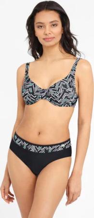 Damen LASCANA Bügel-Bikini im grafischen Druckdesign