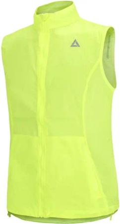 Damen Leichte Windweste Fahrradweste - Laufweste Pro Line Neon