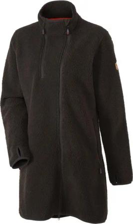 Damen Longjacke Pilefleece