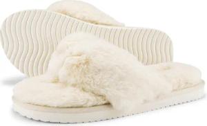 Damen original*fur 2 Sandalen Perlweiß