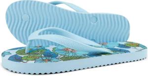 Damen originals*flower power Zehentrenner Hellblau Mehrfarbig