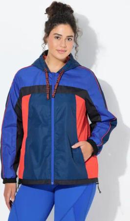 Damen Outdoor-Kapuzenjacke wasserabweisend Saumkordel