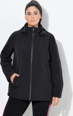 Damen Performance-Jacke wasserdicht Kapuze 2-Wege-Zipper