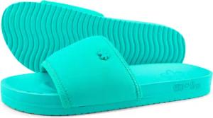 Damen pool*neo flower Slides Wasser Blau