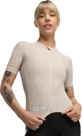 Damen Radsport kurzärmeliges gravel-radtrikot GM2 Raíz Beige
