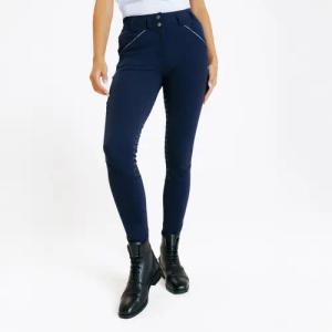 Damen Reithose Full Grip - 900 blau