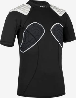 Damen Rugby Schulterschutz - R500 schwarz/weiss