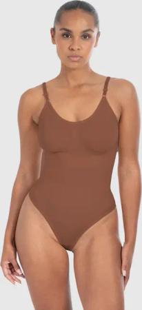 Damen Shapewear String Bodysuit Nysa Braun