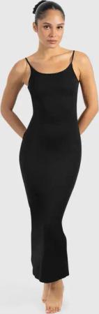 Damen Shirt Kleid Aveline Backless Schwarz